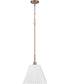 Pleated II 1-Light Lighting Premium Bronze