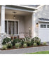 Cantley Outdoor Pendant with Clear Glass Panels Antique Bronze