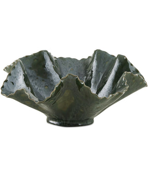Verdant Bloom Emerald Outdoor Bowl