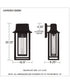 Garner 1-light Outdoor Wall Light Matte Black