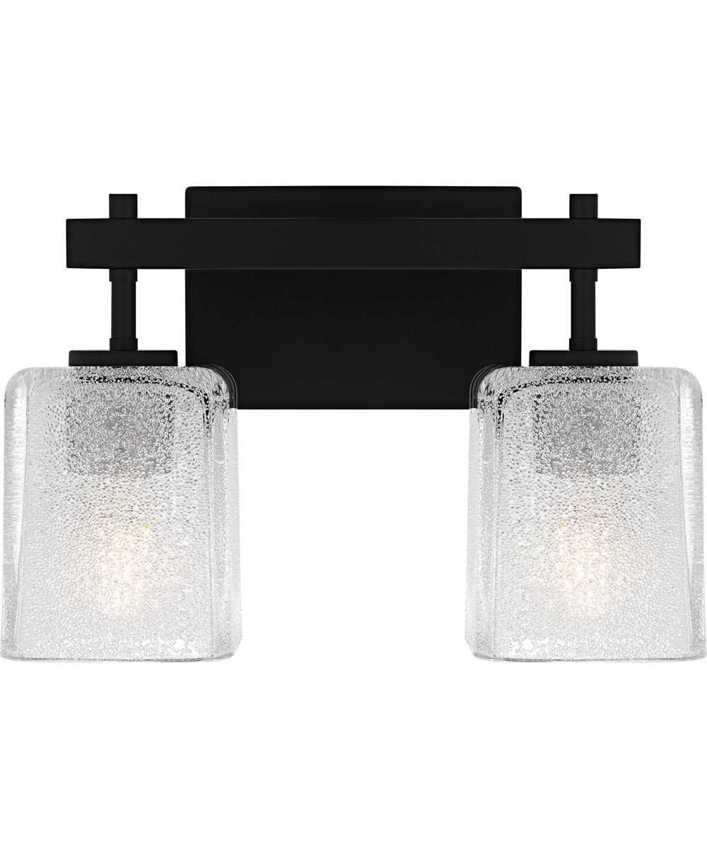 Brenthouse Medium 2-light Bath Light Matte Black