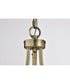 Amado 1-Light Pendant Vintage Brass
