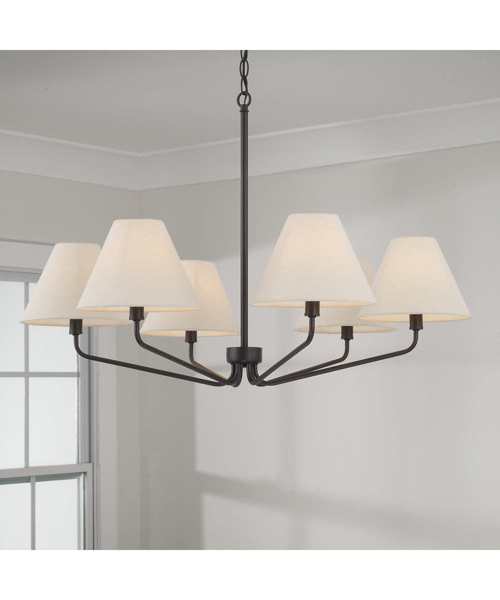 Chadwick 6-Light Chandelier Espresso