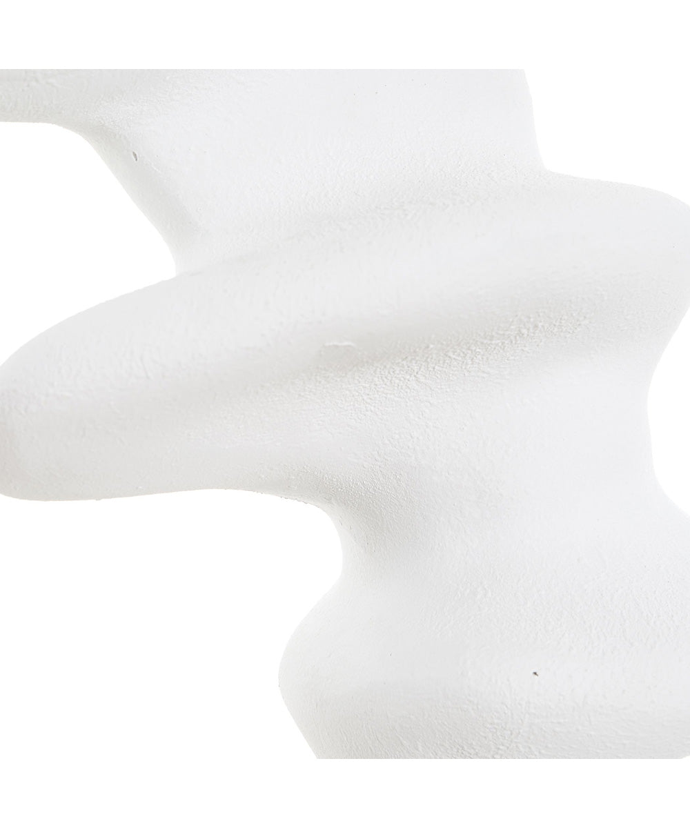 Flux Indoor-Outdoor White Sculpture