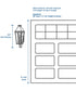 POINT DUME® Wakecrest LED Outdoor Wall Lantern with DURASHIELD Shelter White