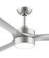 Axion II 52 in. 3-Blade Modern LED Ceiling Fan Brushed Nickel