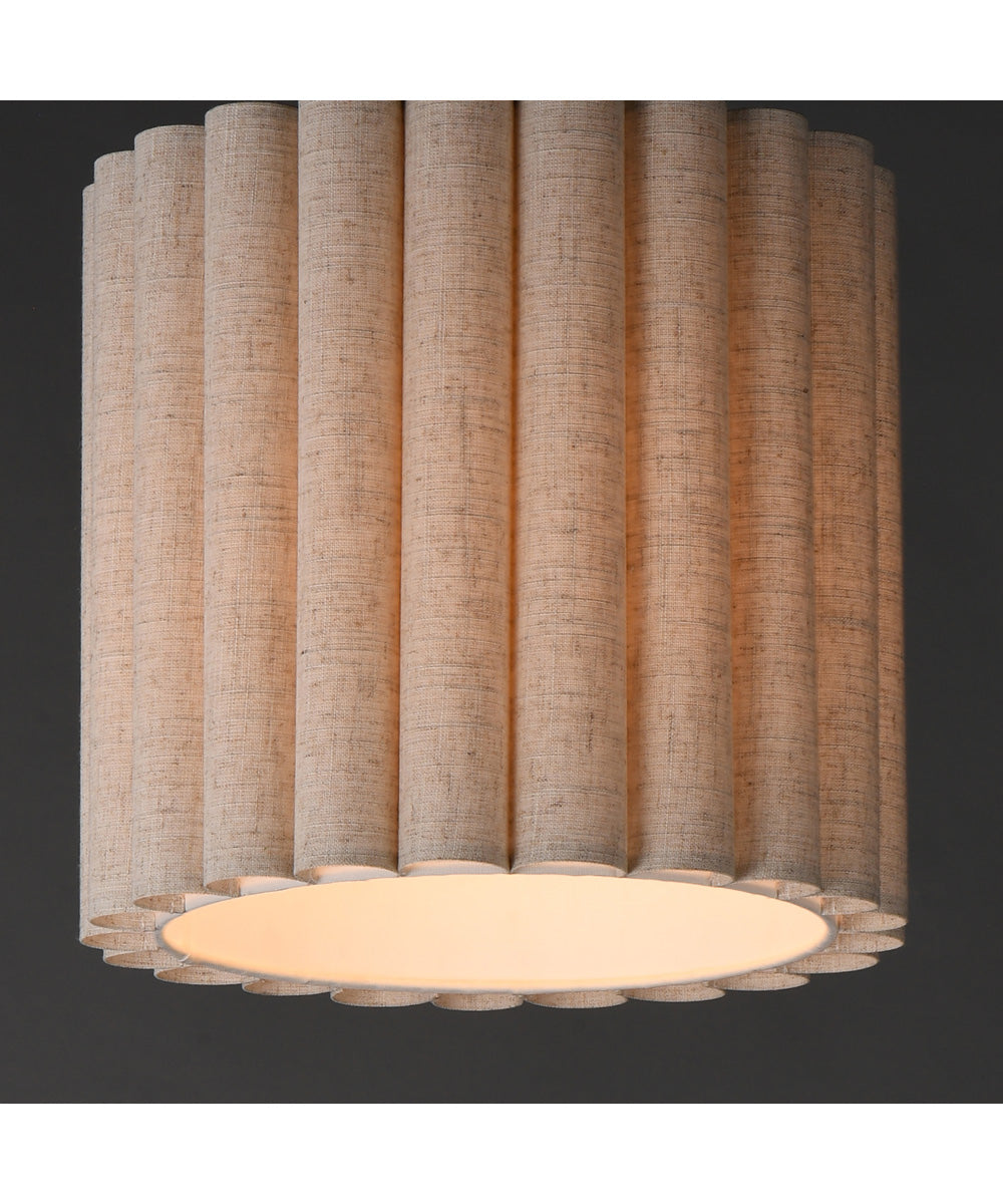 Penelope Single Pendant Natural Aged Brass