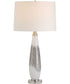 Quinn White & Silver Table Lamp