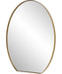 Cabell Brass Oval Mirror