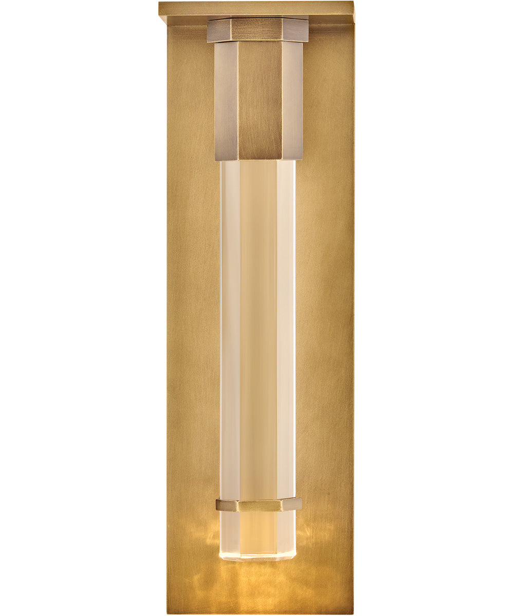 Cecily LED-Light Medium Wall Mount Lantern in Heritage Brass