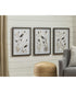 Honslow Wall Art Set Set of 3 Brown/Black/White