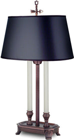 28"H 3-Way Desk Lamp Antique Old Bronze