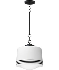 Eureka 1-Light Pendant Black