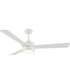 Axion II 52 in. 3-Blade Modern LED Ceiling Fan Matte White