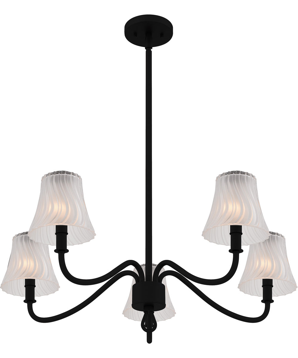 McKinney 5-light Chandelier Matte Black