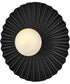 Stevie 1-Light Medium Flush Mount in Black