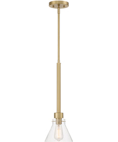 Willow Creek 1 Light Pendant Brushed Gold