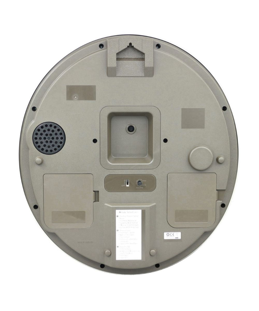 16"H Melodies in Motion Clock  with 18 Hi Fi Melodies  Rotating Pendulum