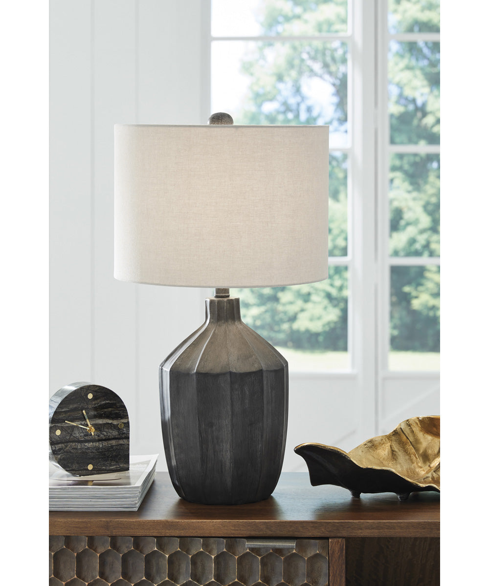 Jilton Poly Table Lamp Black