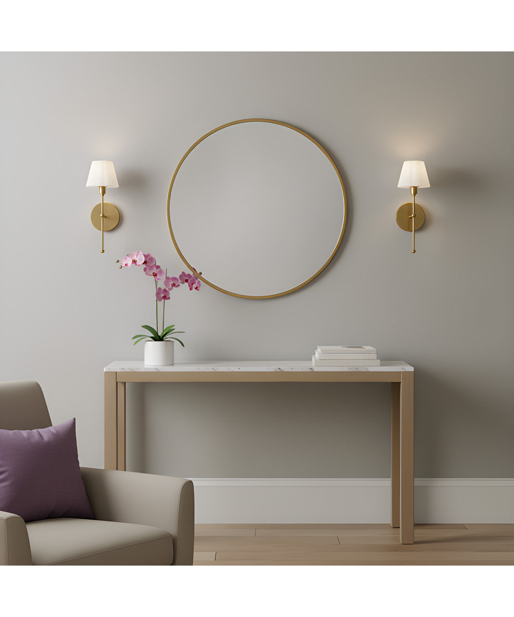 Irena 1-light Wall Sconce Brushed Gold