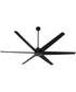 84" Spree Patio Ceiling Fan Matte Black