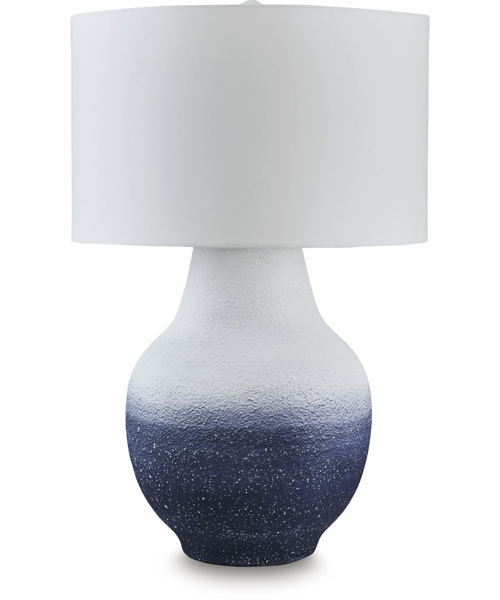 Dashland Metal Table Lamp White/Navy