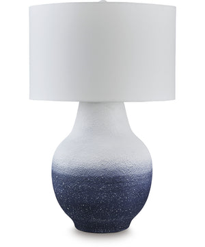 Dashland Metal Table Lamp White/Navy