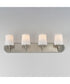 Durham 4-Light Strip Bath Vanity Satin Nickel