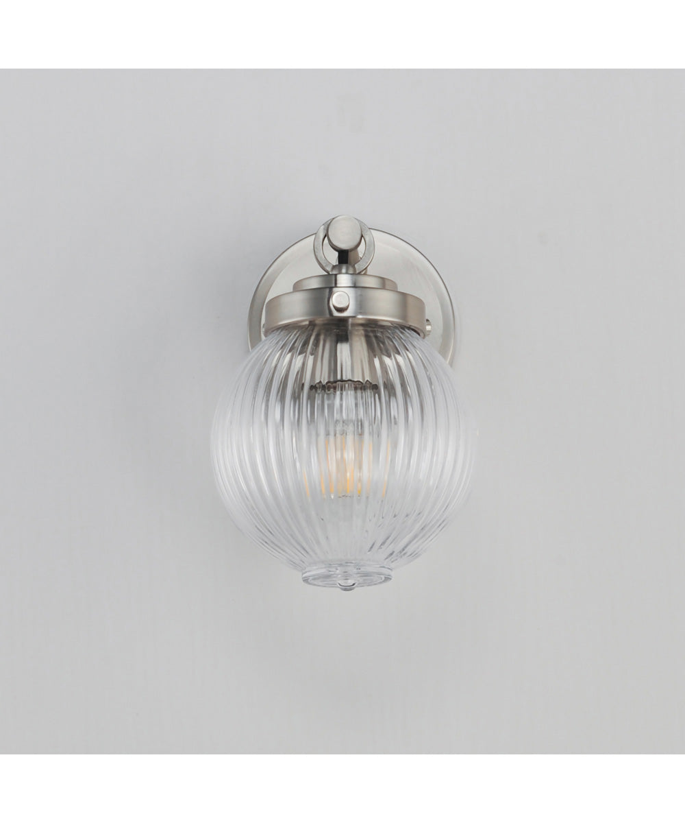 Kasbah 1-Light Bath Vanity Satin Nickel