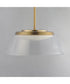 Jensen 18 inch LED Pendant Satin Brass