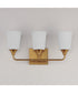 Hudson 3-Light Bath Vanity Natural Aged Brass