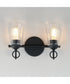 Jackson Hole 2-Light Wall Sconce Black