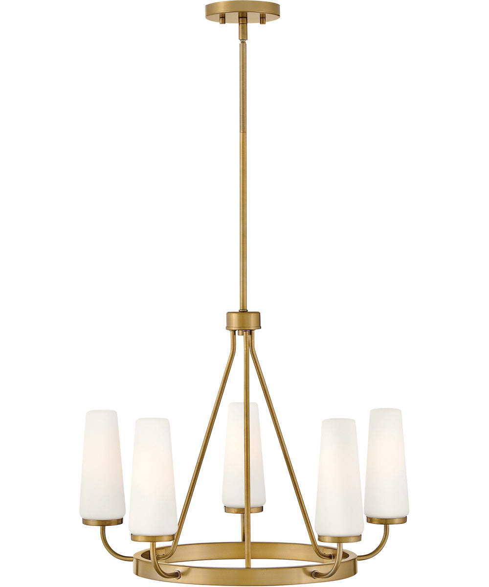 Selma 5-Light Medium Single Tier in Gold