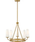 Selma 5-Light Medium Single Tier in Gold