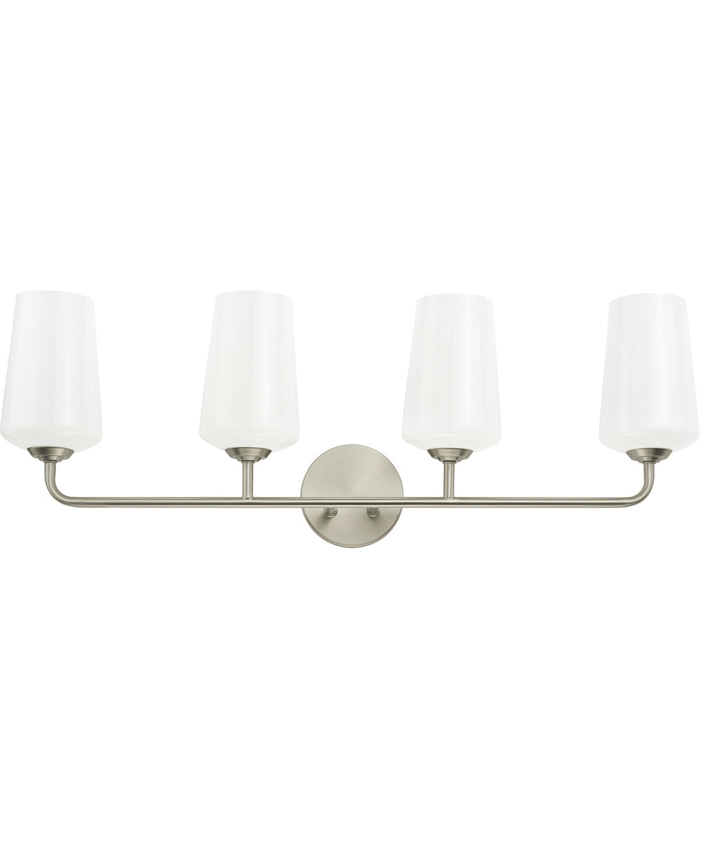Celino 4-Light Bath & Vanity Brushed Nickel