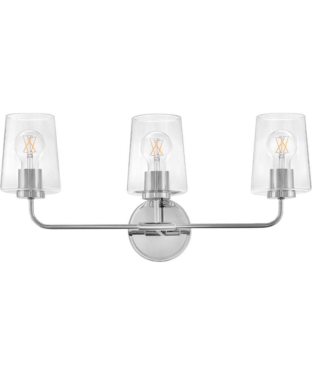 Kline 3-Light Medium Three Light Vanity in Chrome
