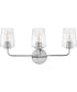 Kline 3-Light Medium Three Light Vanity in Chrome