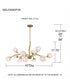 Walker 12-light Chandelier Vintage Brass