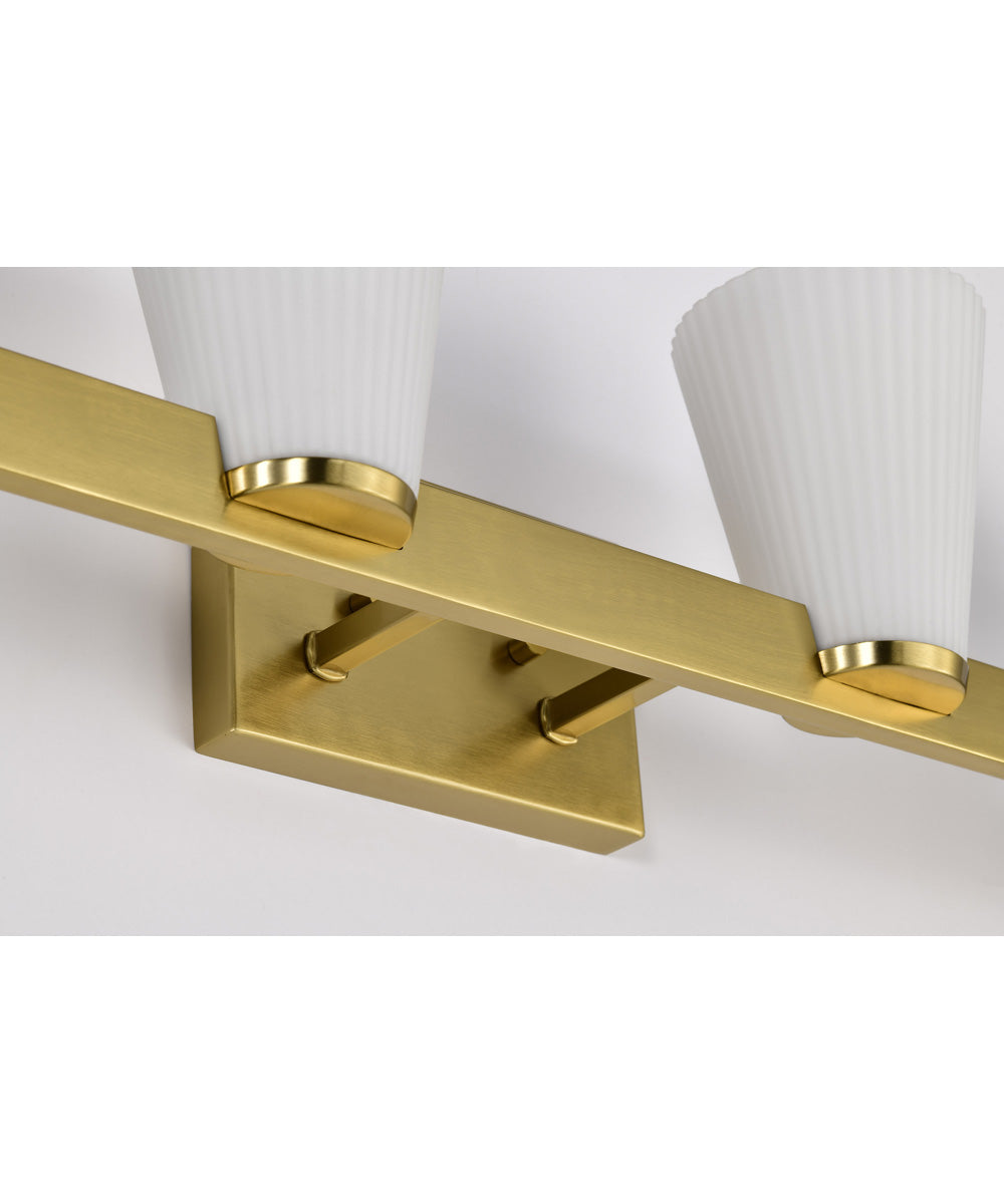 Royale 4-Light Vanity & Wall Burnished Brass
