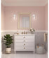 Quillan 1-Light Transitional Bath & Vanity Light White Plaster