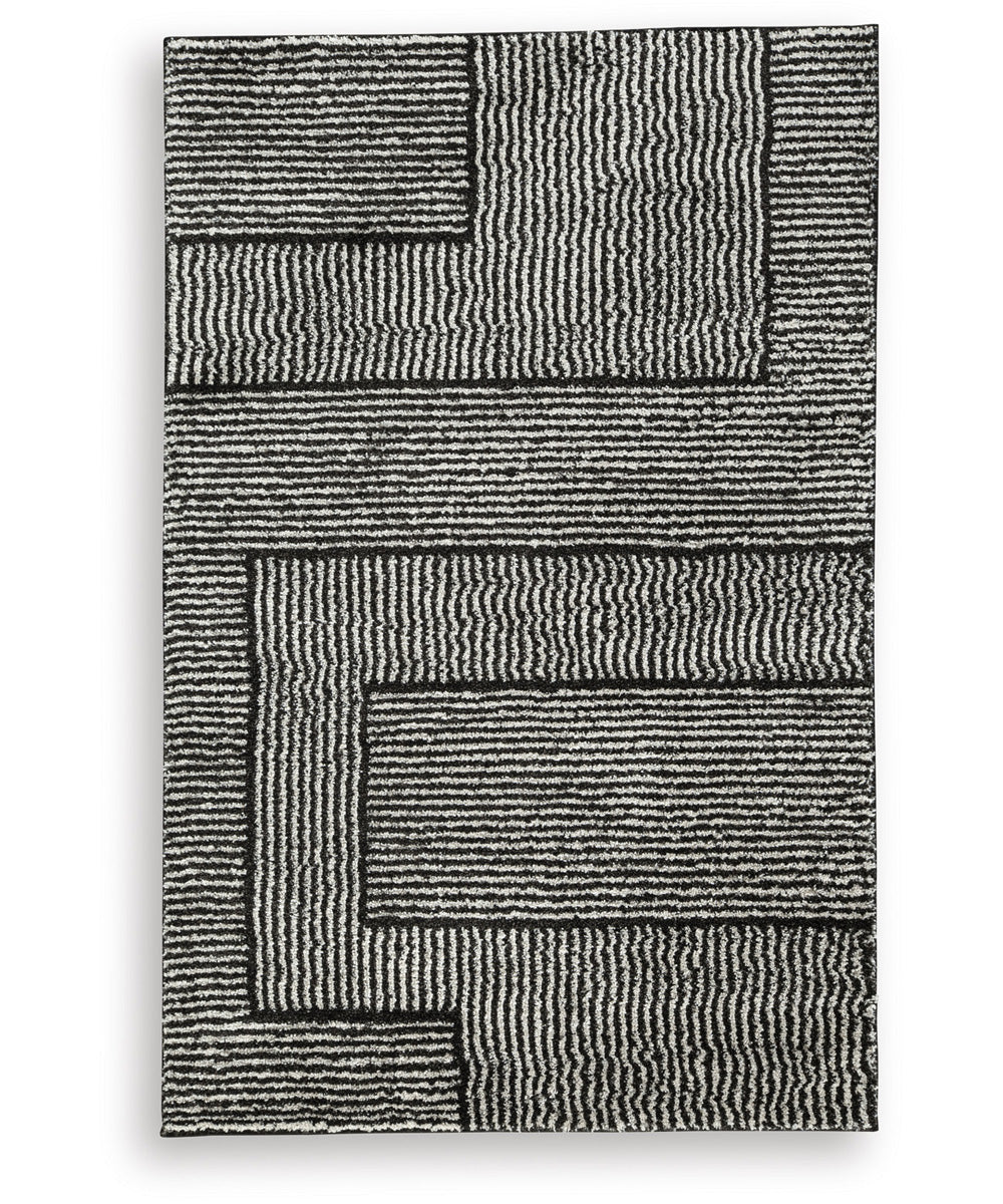 Kurtmen Medium Rug Black/Ivory