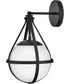 Colby 1-Light Small Single Light Sconce in Black