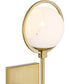 Teatro 1 Light Wall Sconce  Brushed Gold