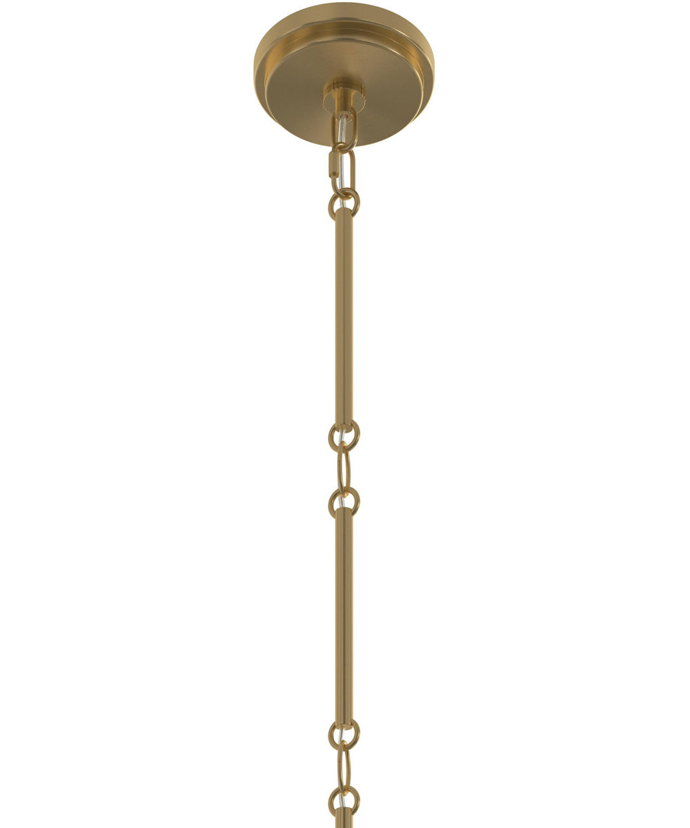 Pilar Two-Tier 9-Light Chandelier Brushed Gold