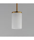 Lateral Mini Pendant Satin Brass