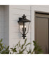 Farley 2-light Outdoor Wall Light Matte Black