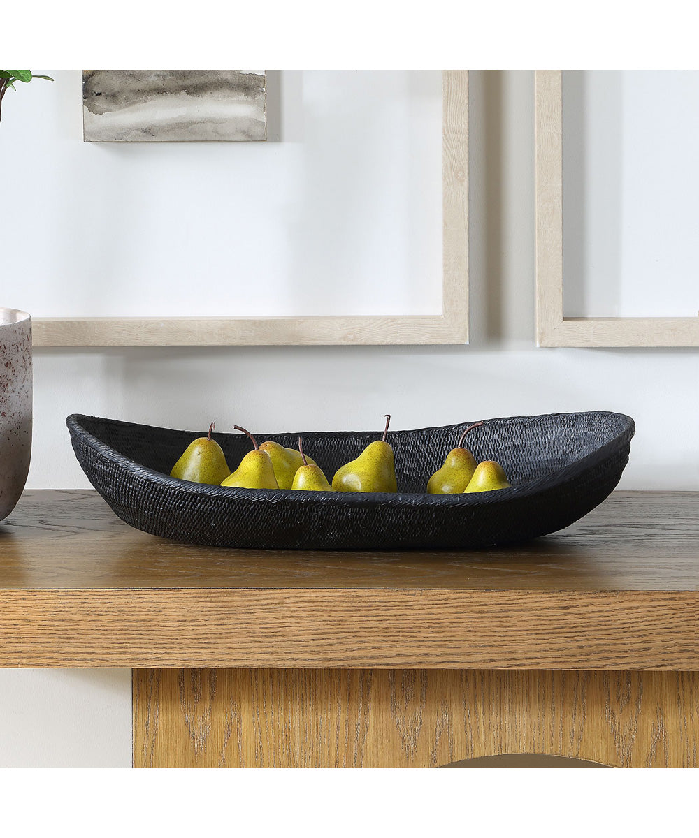 Ember Weave Indoor-Outdoor Oblong Bowl