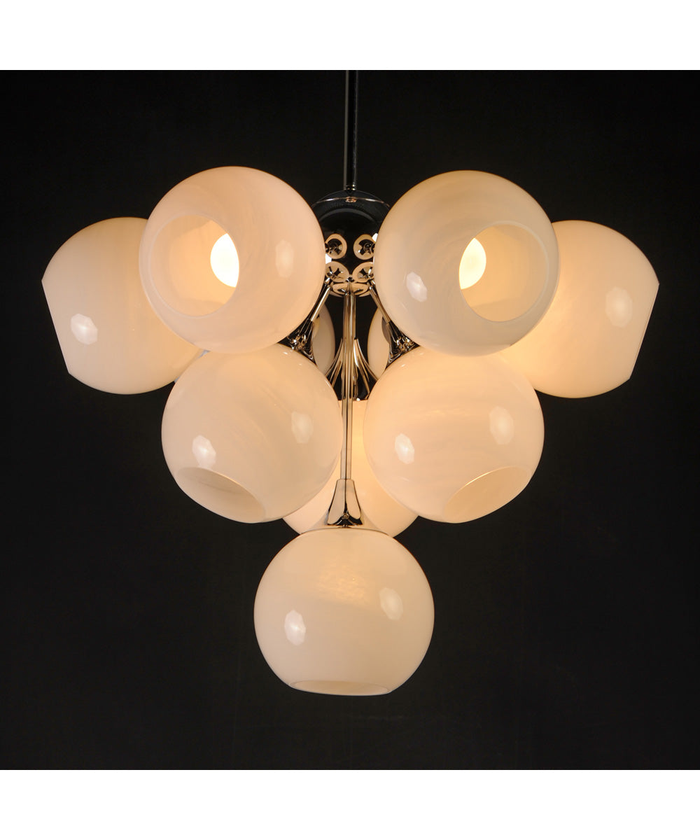 Neve 10-Light Pendant Polished Chrome