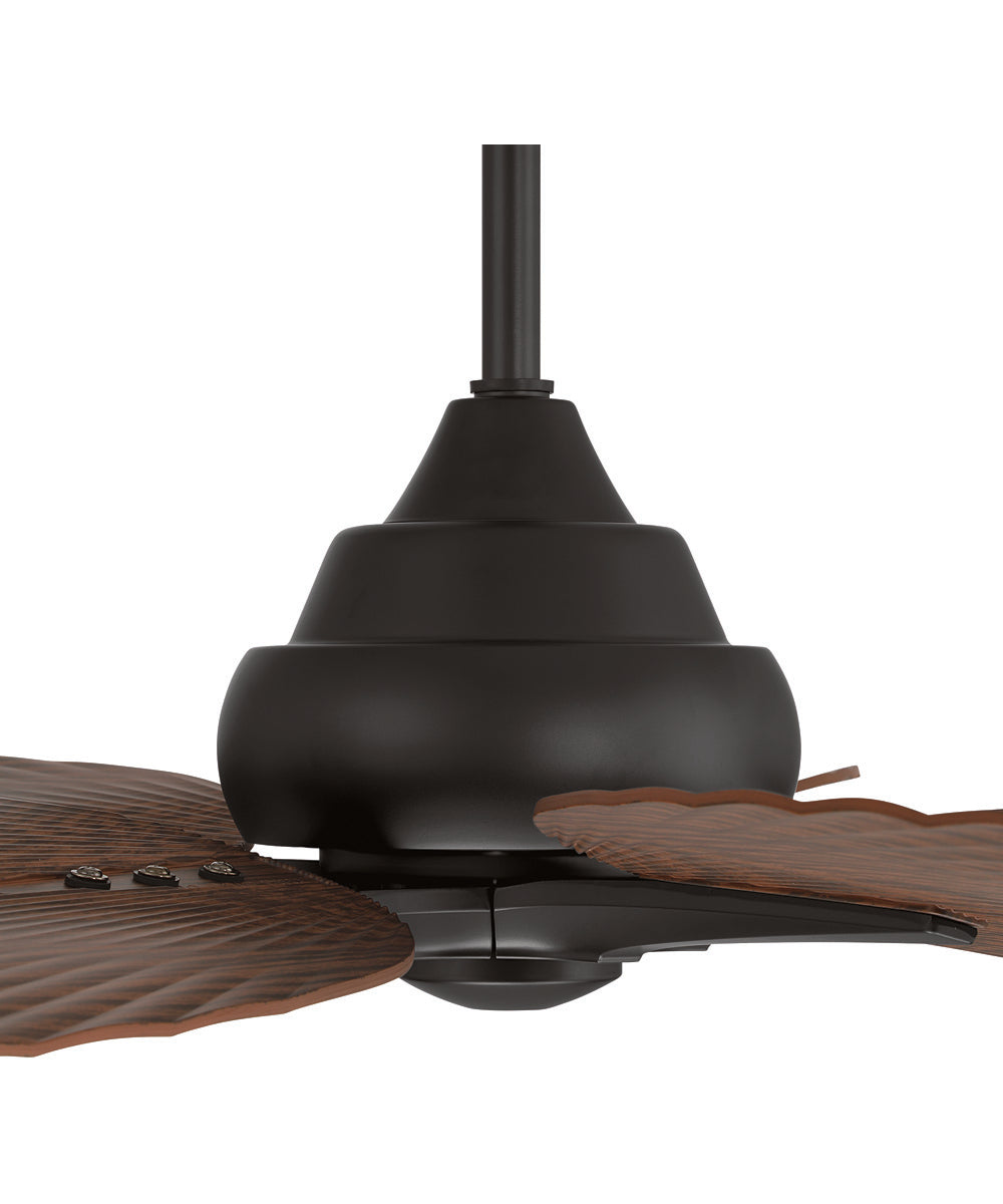Getaway 52" 5-blade Outdoor Wet Rated Celing Fan Fan Flat Black