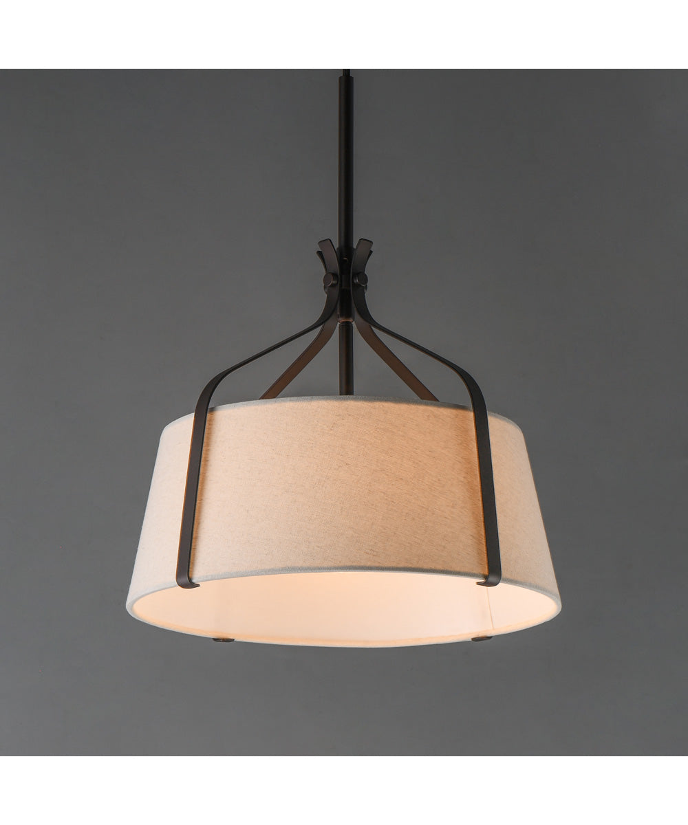 Bandera 14 inch 1-Light Pendant Dark Bronze